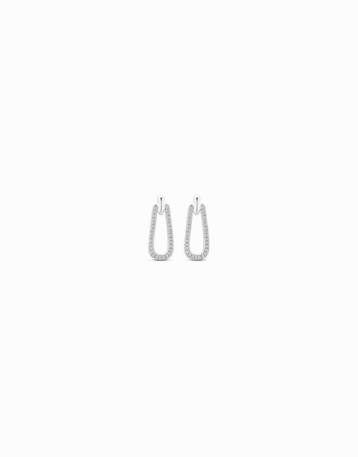 Prosperity Topaz Earrings, Colour: Silver