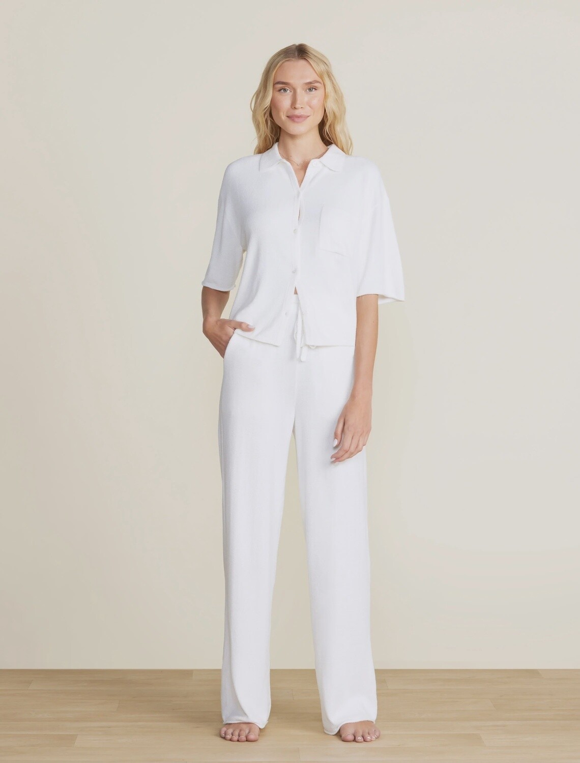 CozyChic Ultra Lite® Rolled Edge Pant - Pearl