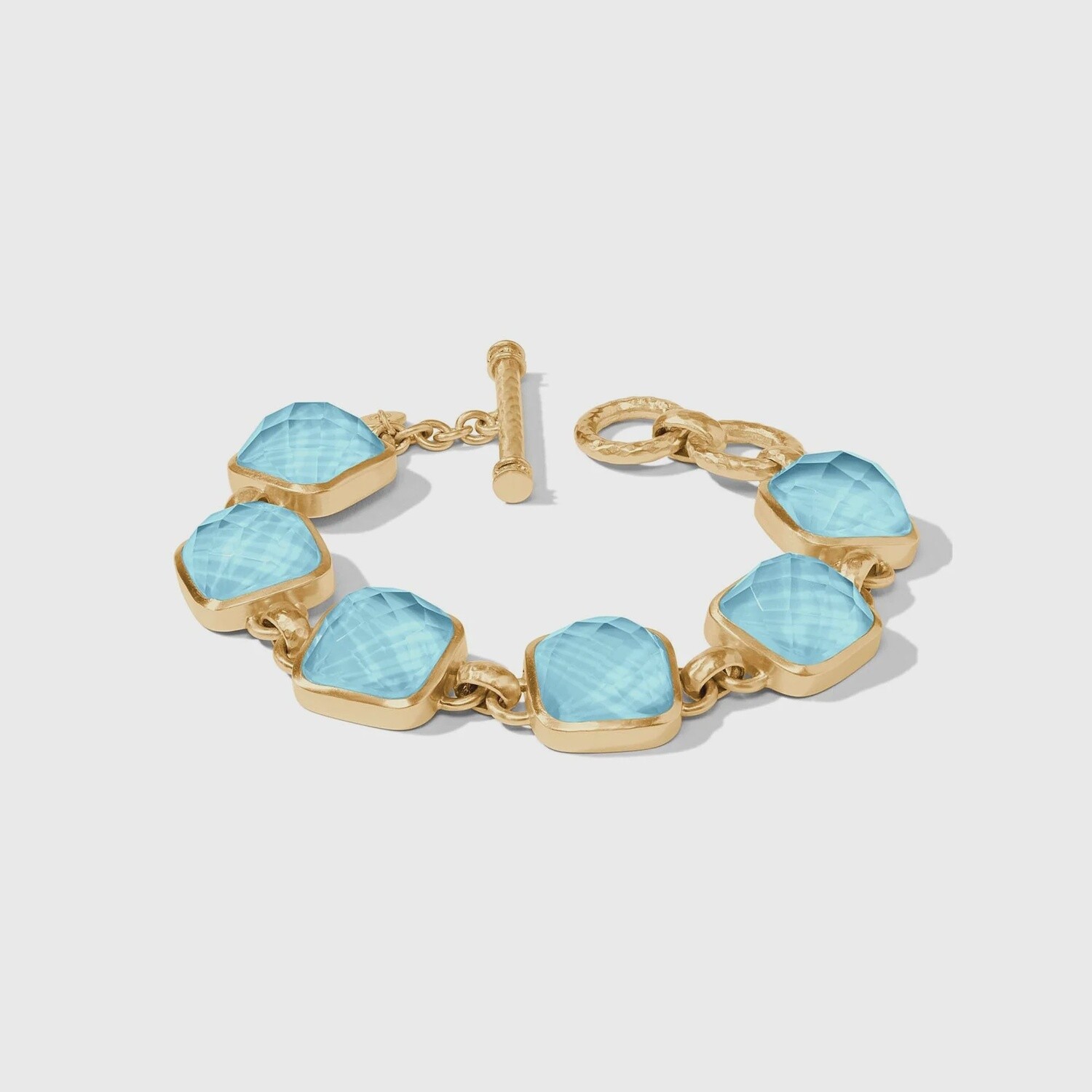 Catalina Stone Bracelet, Colour: Iridescent Capri Blue