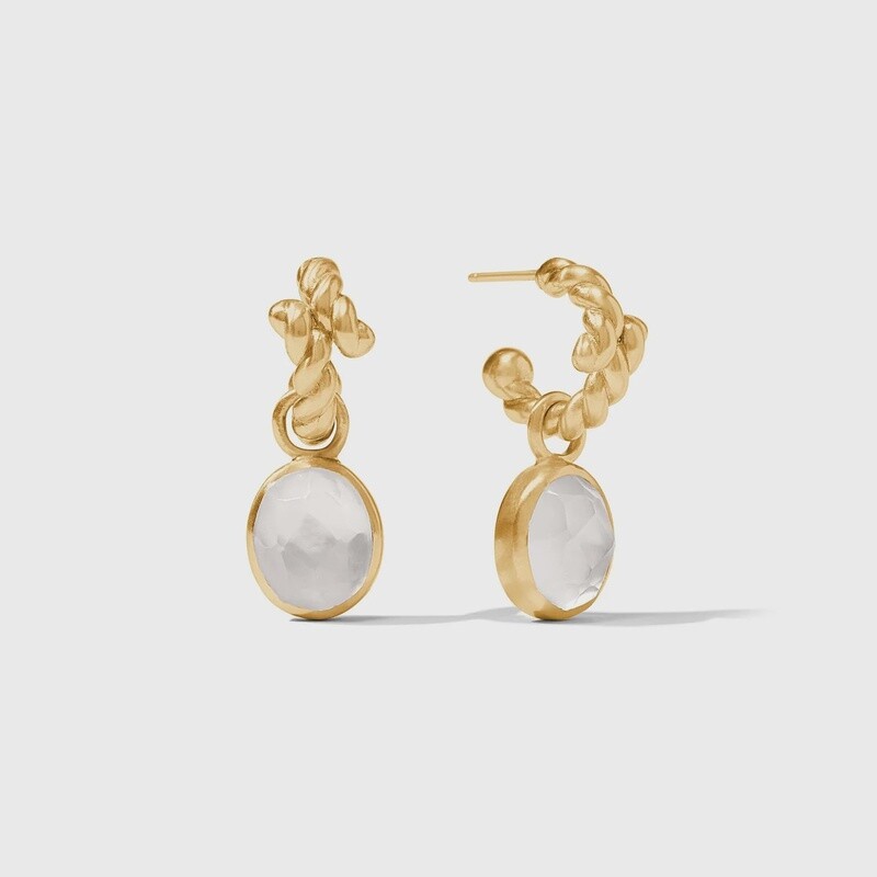 Nassau Hoop &amp; Charm Earring