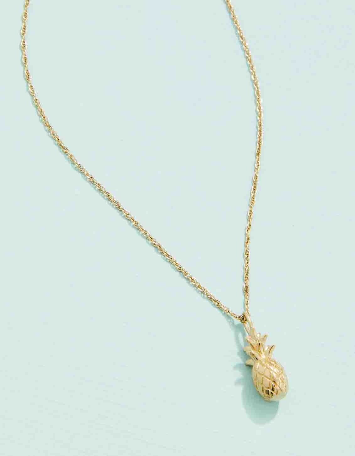SP Pineapple Necklace 18&quot; Pineapple