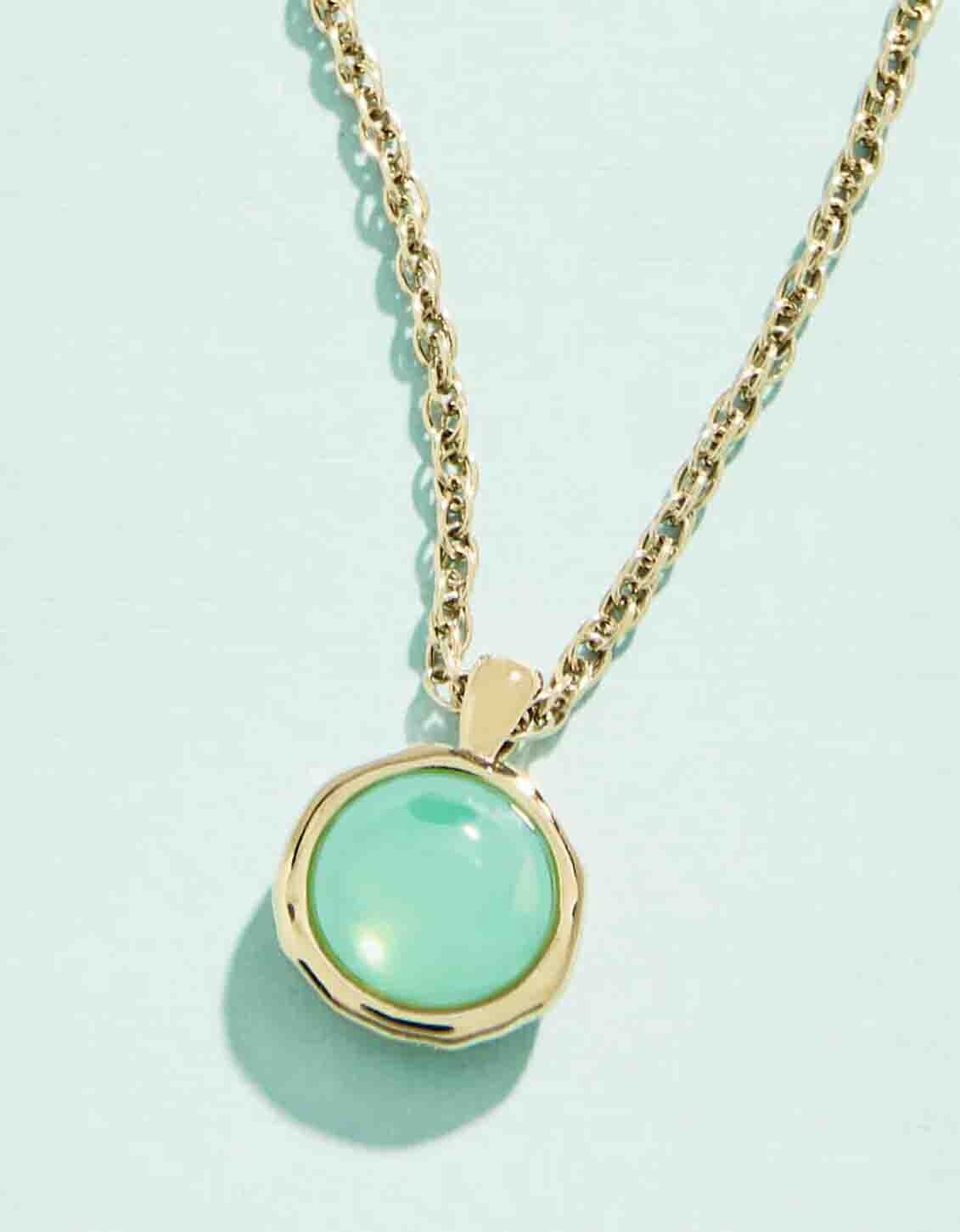 SP Harbour Town Necklace 18&quot; Seafoam