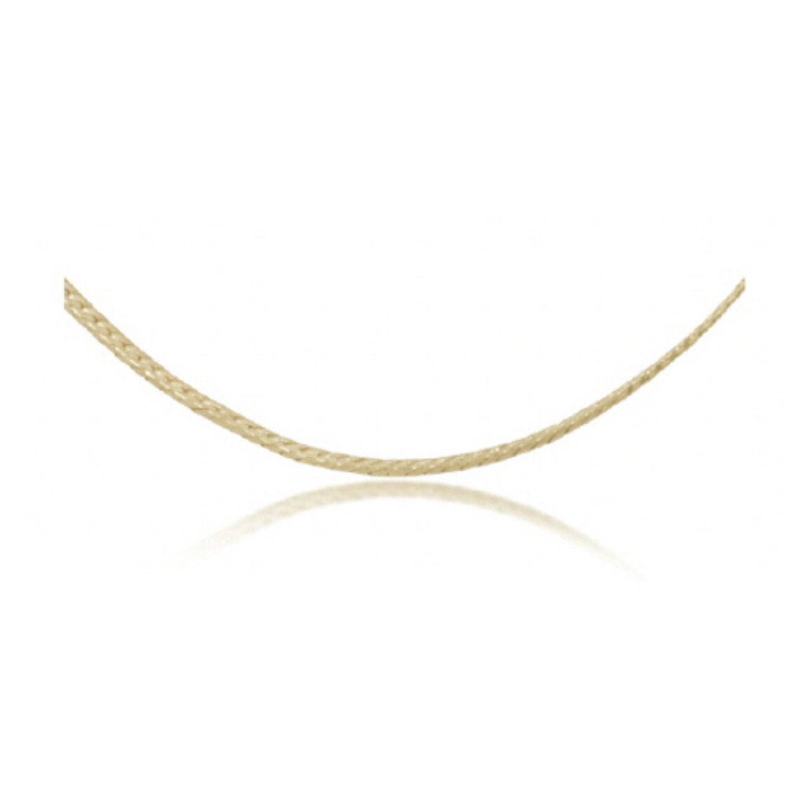 Choker Herringbone Chain - Gold, Size: 15&quot;