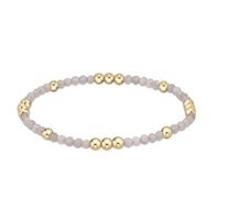 Worthy Pattern 3mm Bead Bracelet - Labradorite