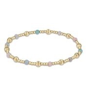 Dignity Sincerity Pattern 4mm Bead Bracelet - Hot Mess