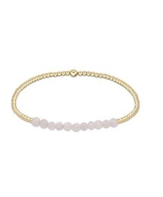 Gold Bliss 2mm Bead Bracelet - Moonstone