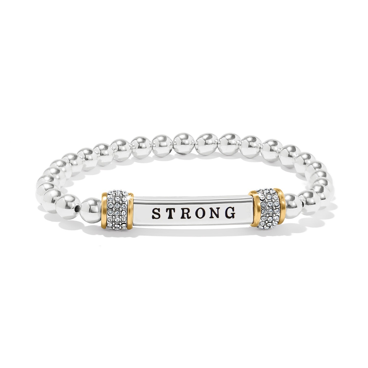 Meridian Two Tone Stretch Bracelet, Description: Strong