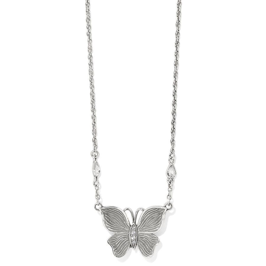Everbloom Flutter Pendant Necklace Silver
