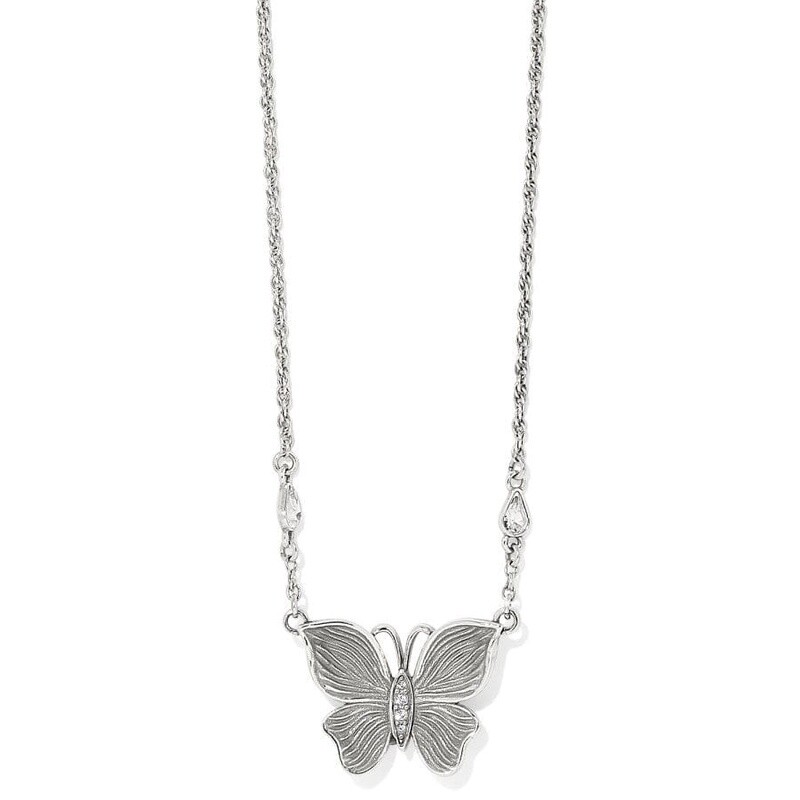 Everbloom Flutter Pendant Necklace Silver