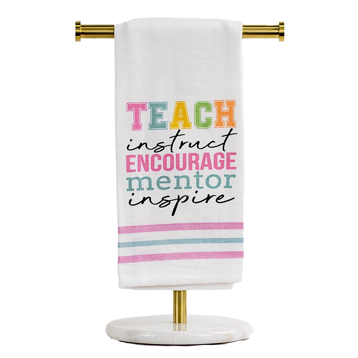 Teach Instruct Encourage Hand Towel