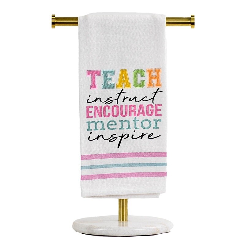 Teach Instruct Encourage Hand Towel