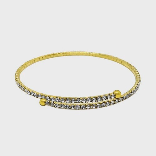 Fine Crystal Flexi Bracelet