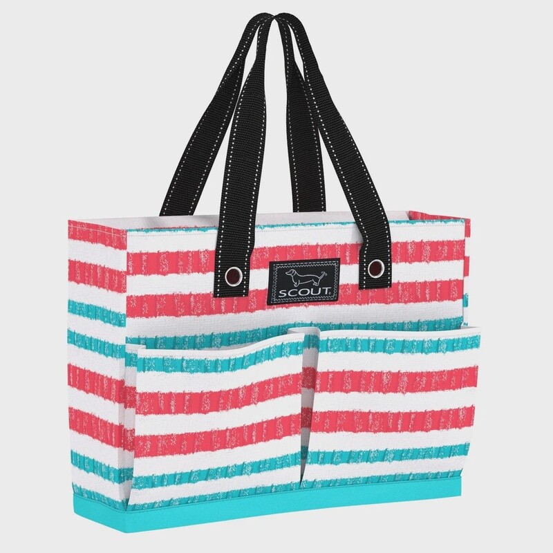 Uptown Girl Pocket Tote Bag- Summer is Seer