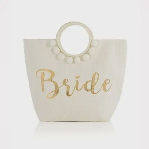 Mia &quot;Bride&quot; Tote, Ivory