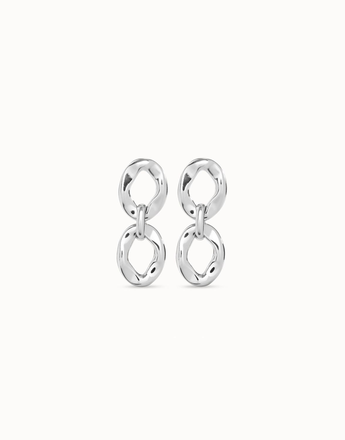 Groovy Earrings, Colour: Silver