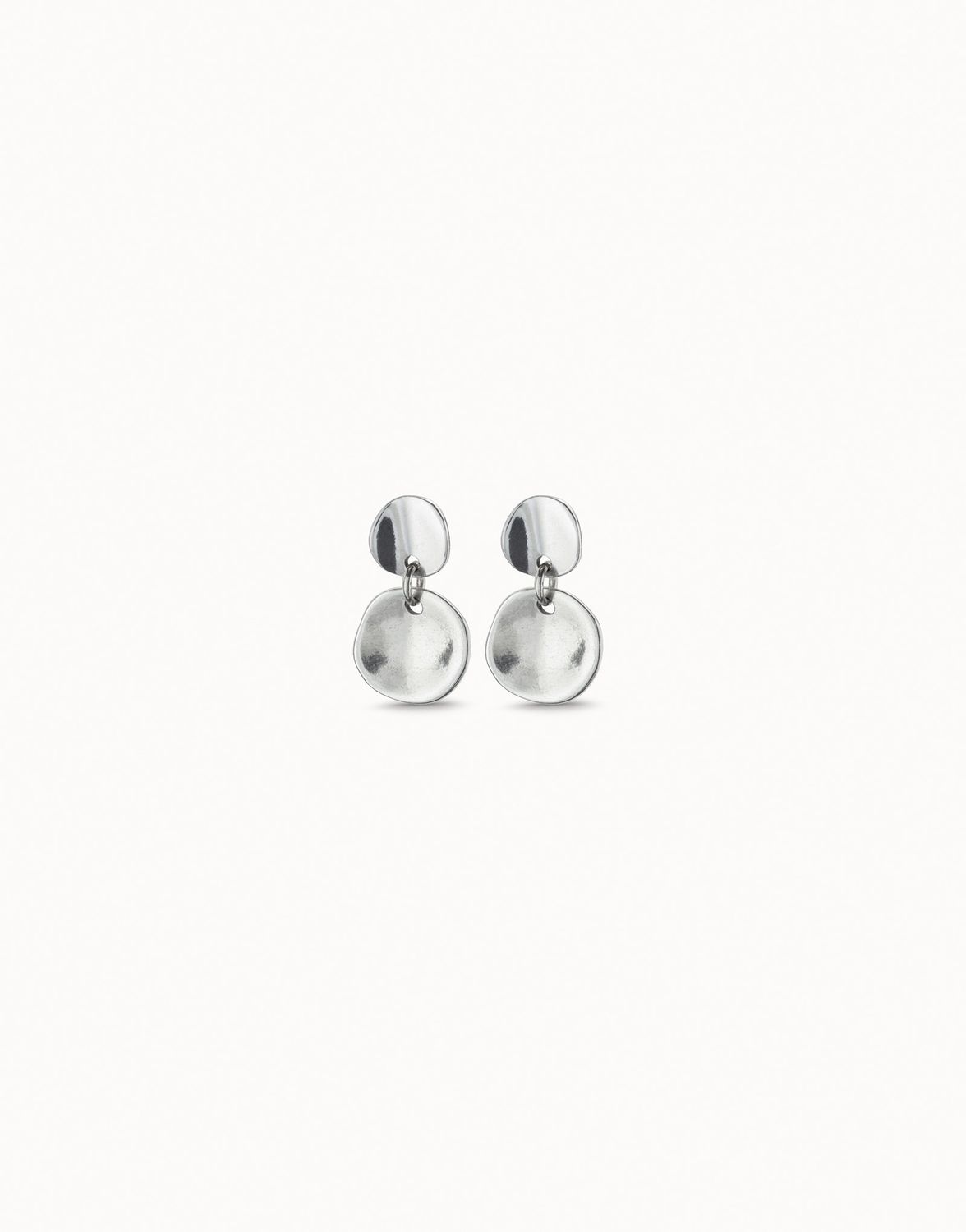Scales Earrings, Colour: Silver