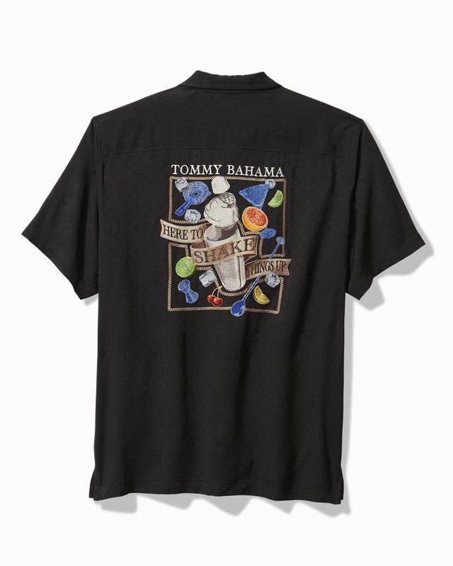 Here to Shake Things Up Silk Camp Shirt