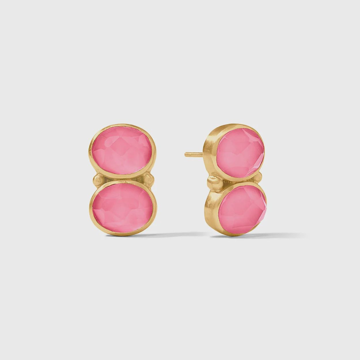 Honey Duo Earring, Colour: Iridescent Peony Pink