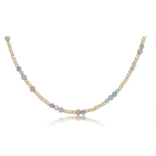 15&quot; Choker Hope Unwritten Gemstone - Hot Mess Spring Summer