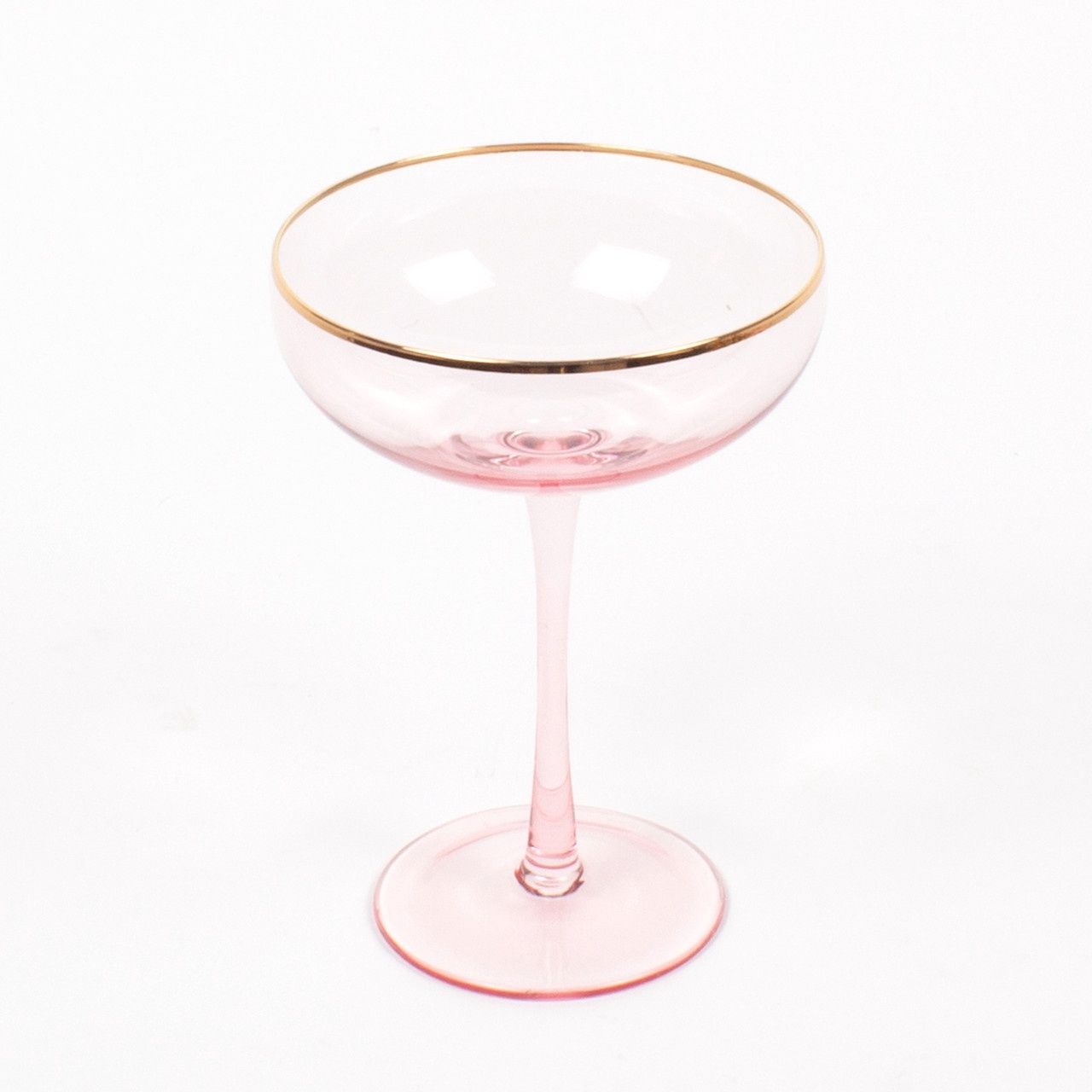 Light Pink Coupe Glass