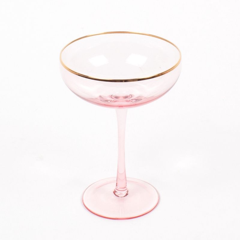 Light Pink Coupe Glass