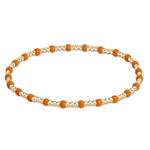 Gameday Hope Gold Sincerity Bracelet - Orange