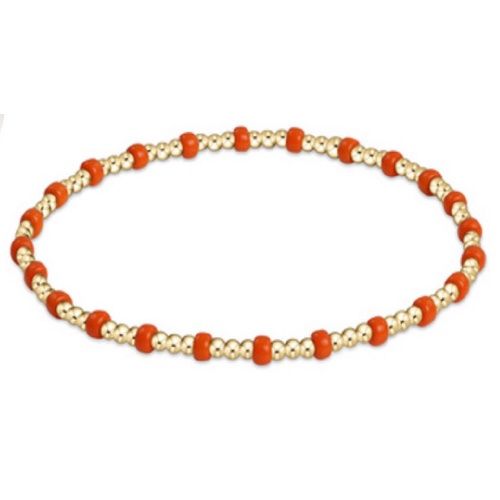 Gameday Hope Gold Sincerity Bracelet - Bright Orange