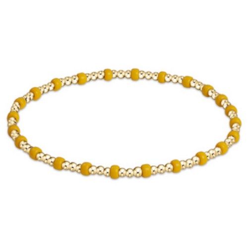 Gameday Hope Gold Sincerity Bracelet - Golden Yellow