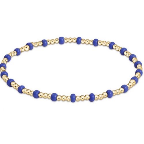 Gameday Hope Gold Sincerity Bracelet - Blue