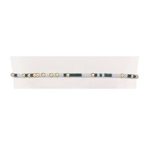 Gameday Hope Unwritten Bracelet - Dark Green-White