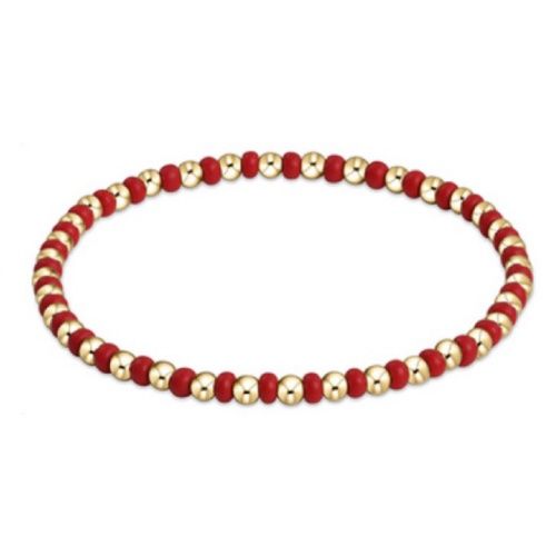 Gameday Hope Grateful Bracelet - Crimson