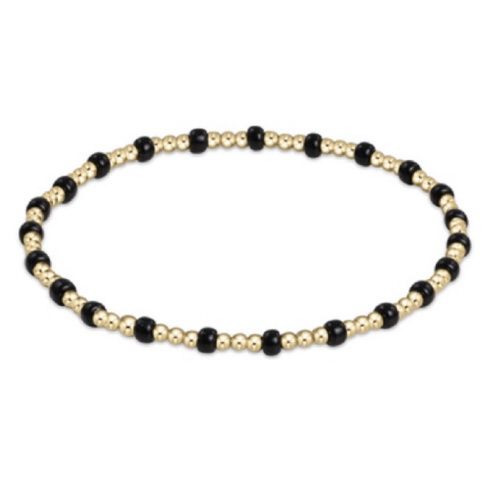 Gameday Hope Gold Sincerity Bracelet - Onyx