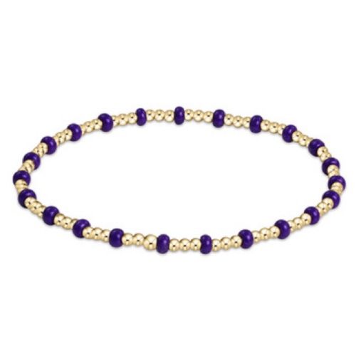 Gameday Hope Gold Sincerity Bracelet - Deep Purple