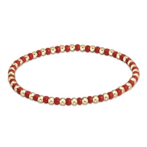 Gameday Hope Grateful Bracelet - Bright Red