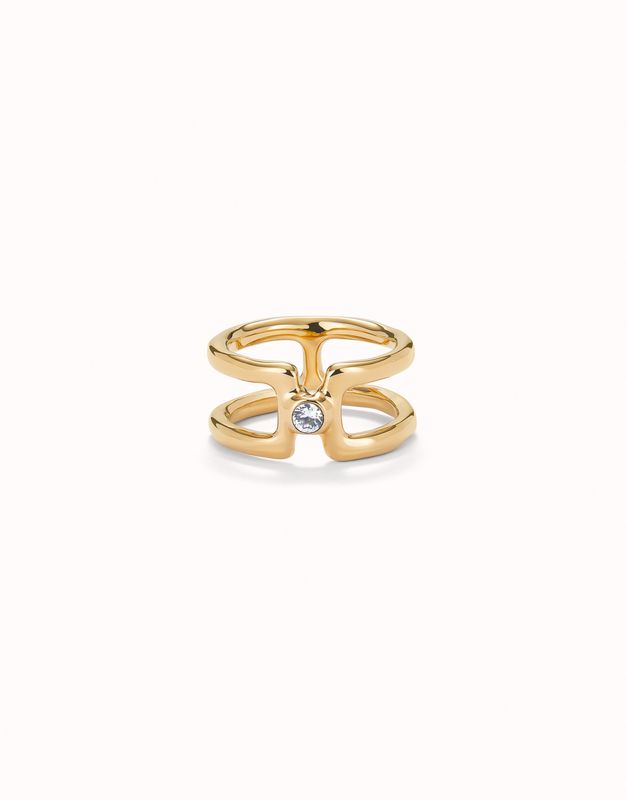 Ser Indomitable Double Band Ring