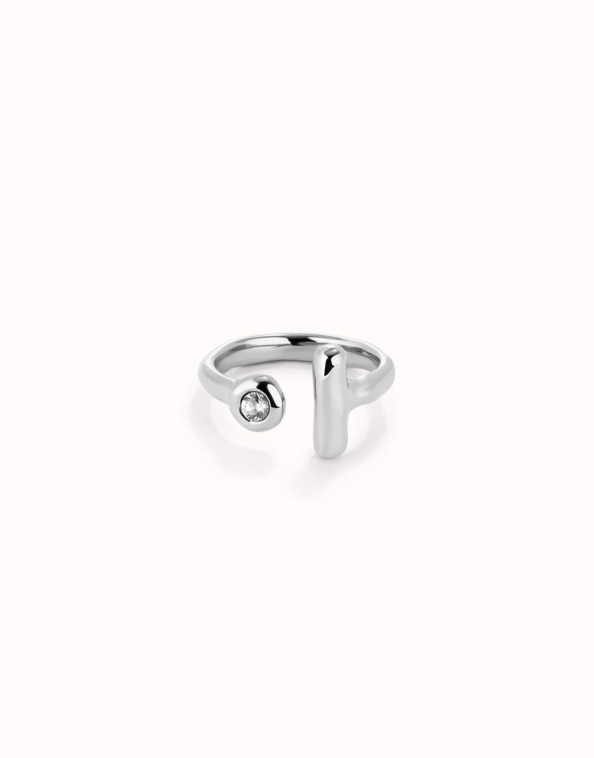 Ser Indomitable Single Band Ring, Colour: Silver, Size: 12