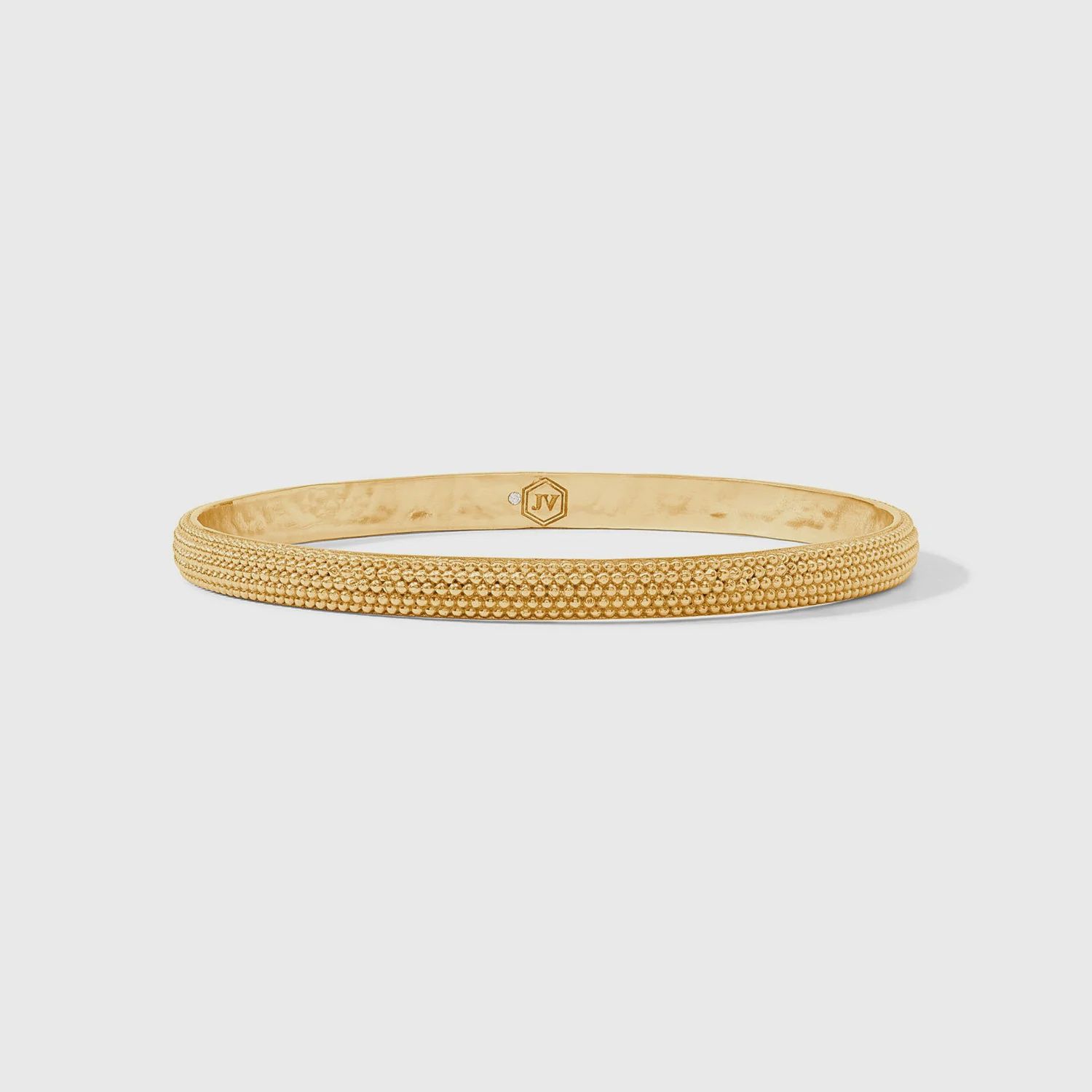Beaded Eternity Bangle - Cabochon