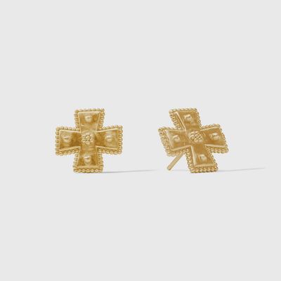 Julie Vos Canterbury stud earrings displayed against a neutral background in studio lighting
