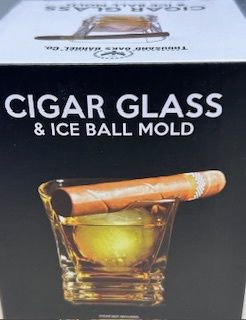 Cigar Glass&amp; Ice Ball Mold