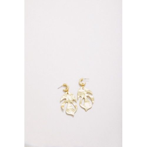 Kai Leaf Earrings Gold