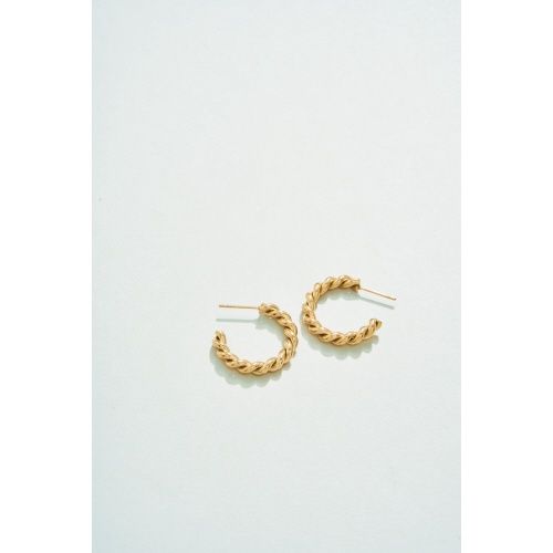 Mitchelville Hoop Earrings Gold