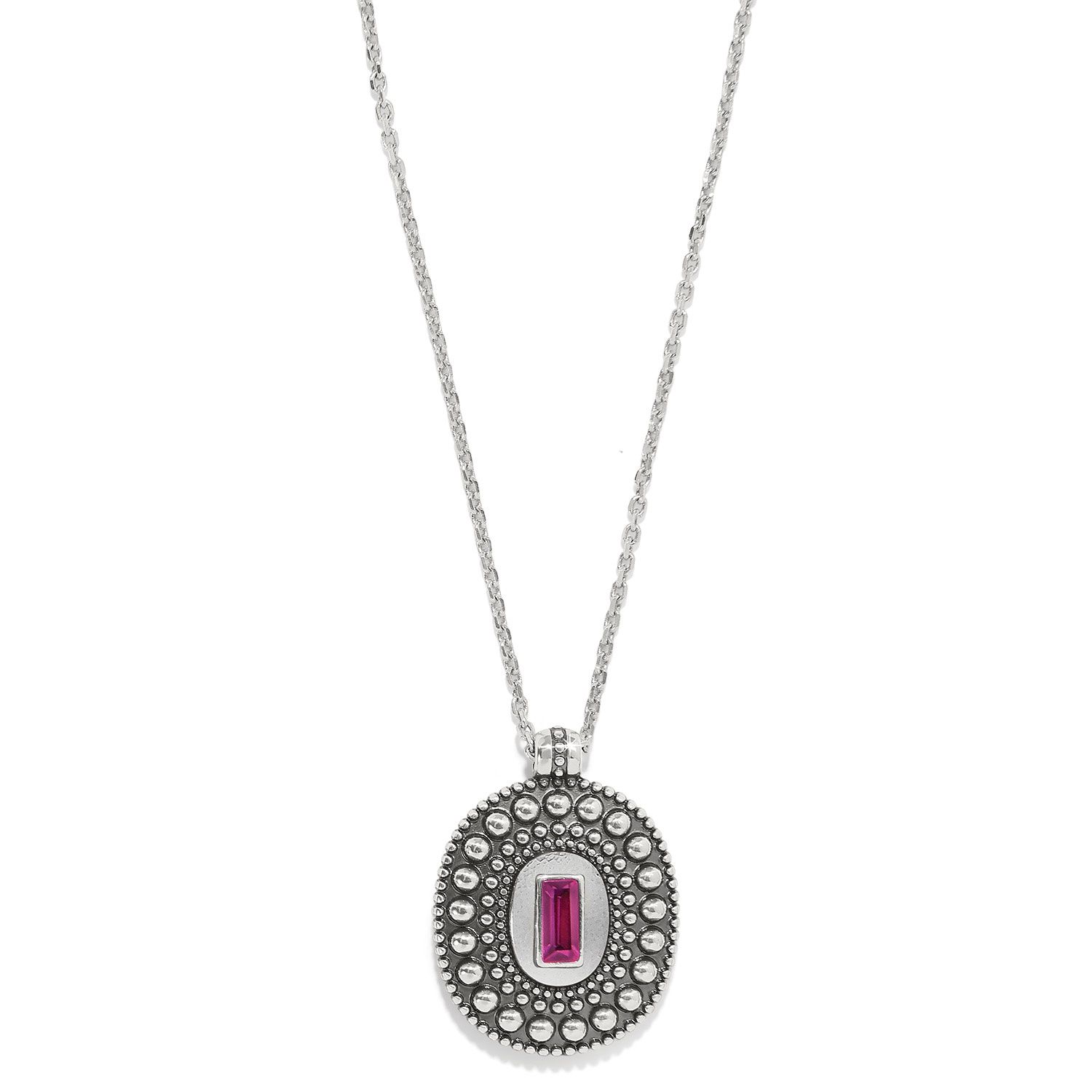 Pretty Tough Glem Necklace, Colour: Silver-Amethyst