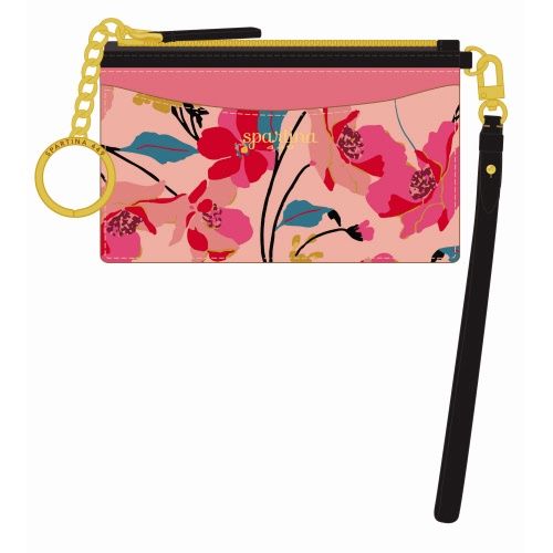 Slim Card Coinpurse Floral Stem