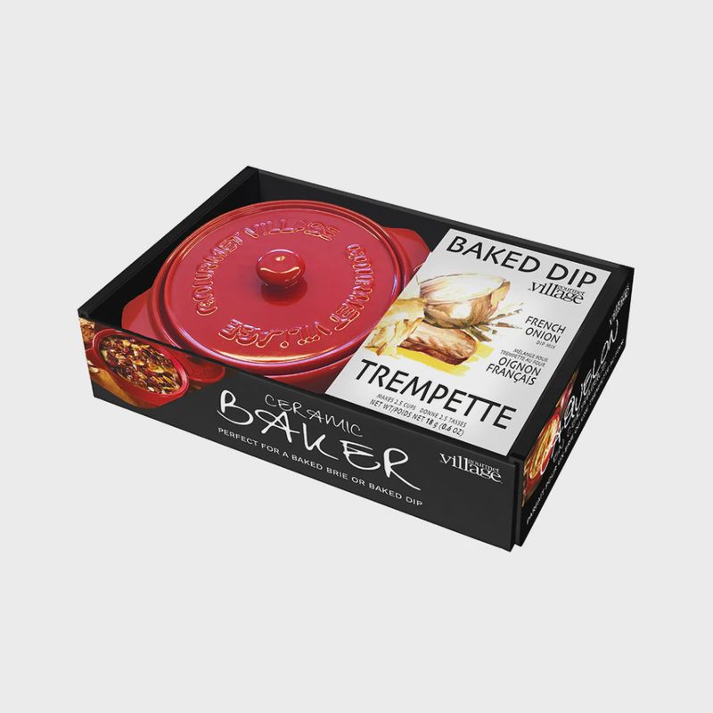 Red Baker Gift Set-French Onion Dip