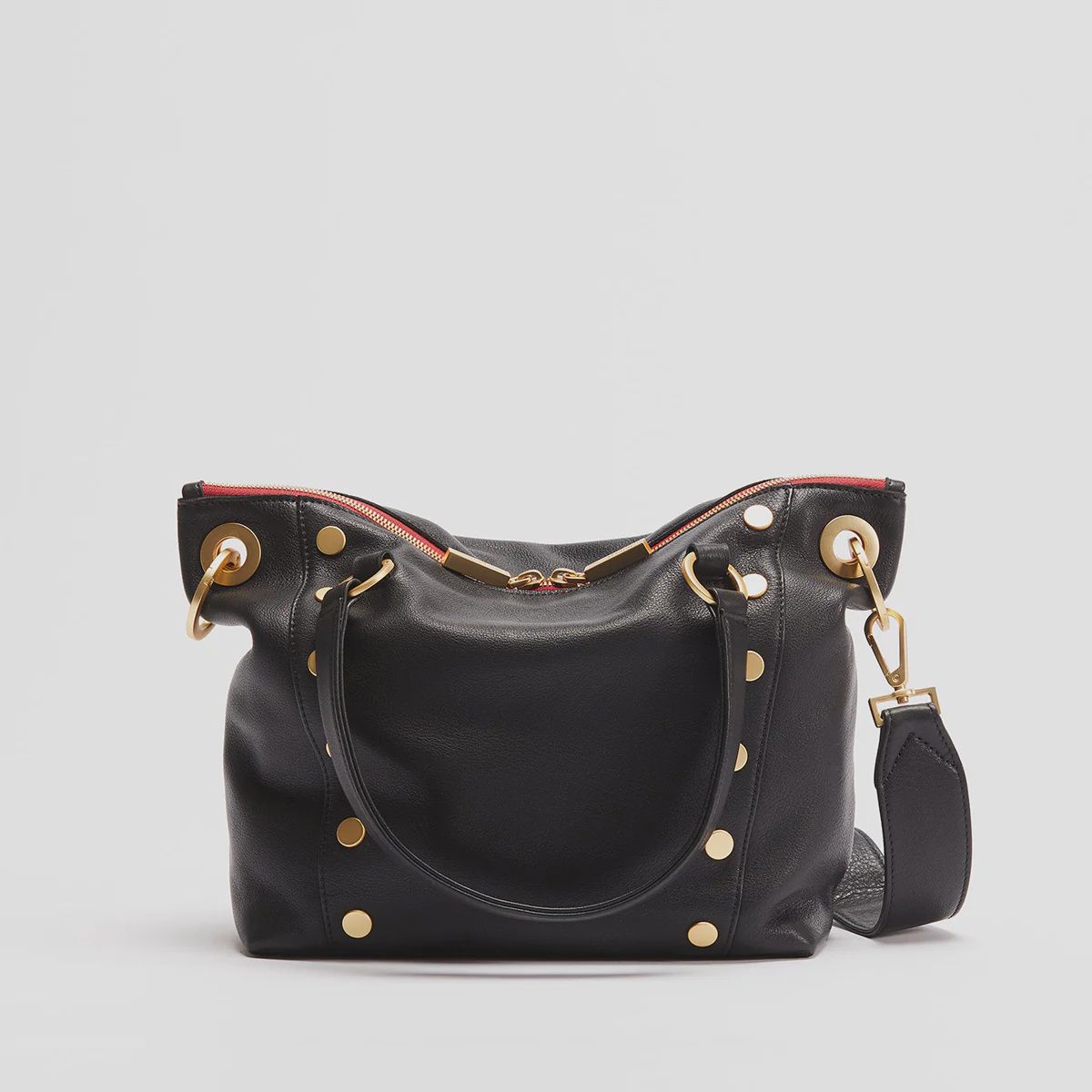 Daniel Med  Black/Brushed Gold Red Zip