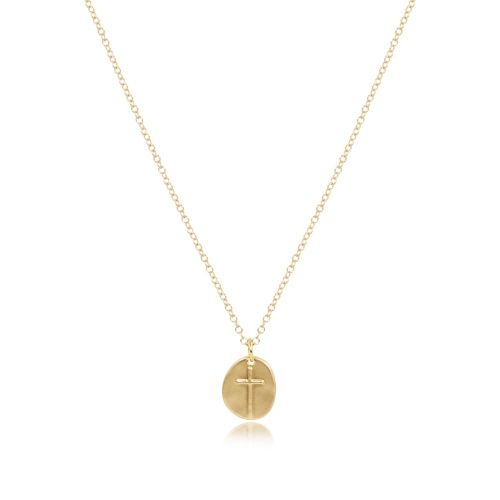 16&quot; Necklace Gold - Inspire Small Gold Charm