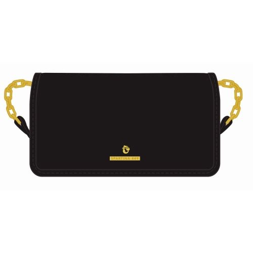 Crew Crossbody, Colour: Black Calf Leather