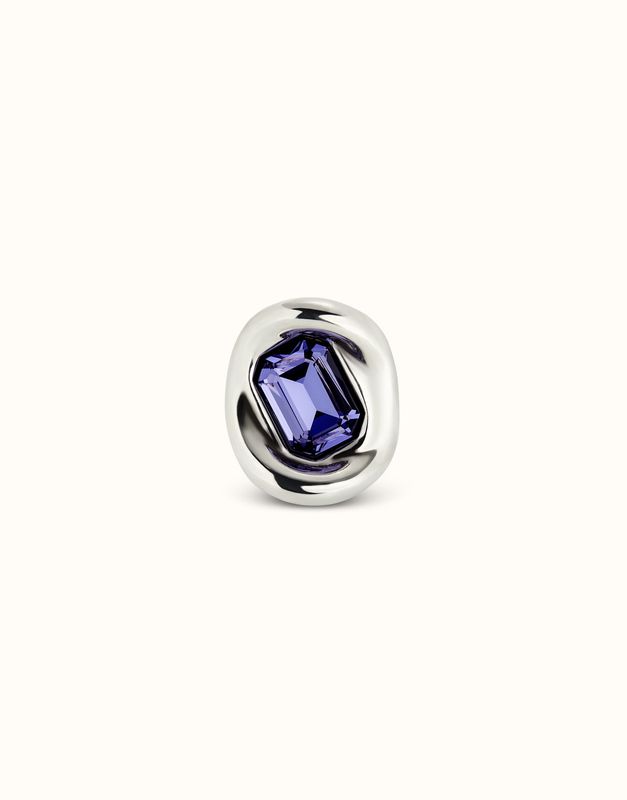 Ser Brave Ring Purple Crystal