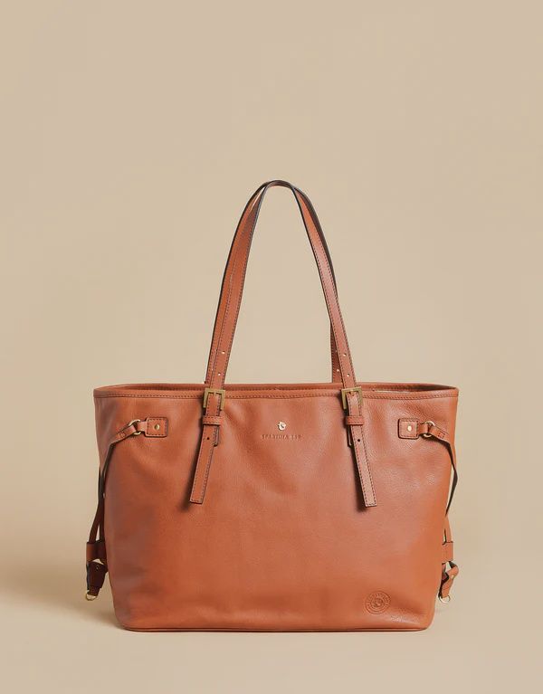 Saddle Brown Siren Jetsetter Tote