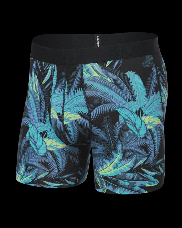 DropTemp® Cooling Cotton-Tropical Jungle-Blue